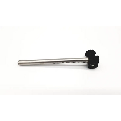 Silver metallic caliper with black plastic handle and knob for medtronic 963-726 orthopedic steath station fixation tube