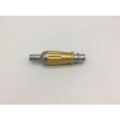 Medtronic midas rex ad03 perforator driver featuring gold and silver metallic cylindrical body with ribbed central section