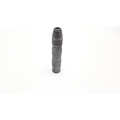 Gray metallic medtronic midas rex legend at10 telescoping attachment with textured grip and engraved markings
