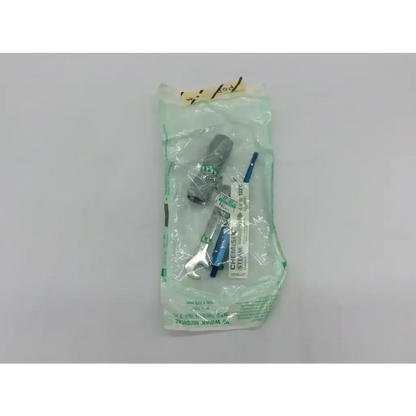 A sterile medtronic misonix sonicone plus ultrasonic wound care kit with metallic tools and blue gray handles in a clear pouch