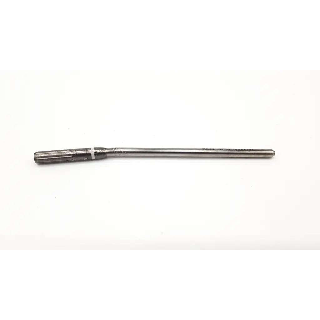 Silver metal gear shaft with threaded end and smooth cylindrical body for medtronic tt12a midas rex telescoping tube