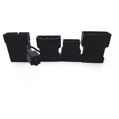 Black plastic mercedes benz-38 diagnostic connector adapter for accurate obd2 vehicle diagnostics and connection