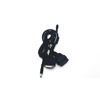 Black coiled diagnostic connector cable with dvi usb-a and power plug for mercedes benz-38 diagnostic connector v2.0