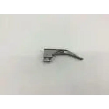 Silver metallic mercury medical mac 2 laryngoscope blade handle with sleek ergonomic design for medical use