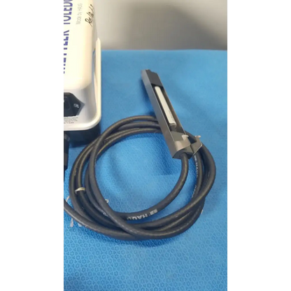 Black coiled cable with metallic rectangular sensor head for mettler toledo haug static eliminator bar power supply 115v