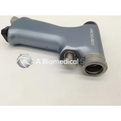 Gray plastic and metal microaire 1641 smartdriver handpiece with microart branding for precision surgical use