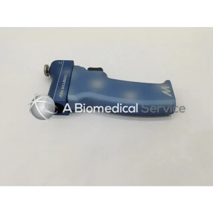 Blue microair smart release carpal tunnel drill with metallic spherical tip and ergonomic handle design for release carpal tunnel procedures