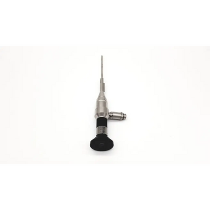 Silver microaire 81023 arthroscope da24-99 with black ergonomic handle and metallic joints for precise surgical use