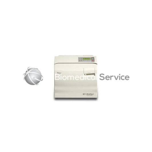 Beige midmark m11 ultraclave autoclave sterilizer with digital control panel and door latch for efficient sterilization