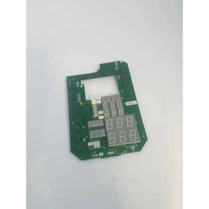 Green accutor v interface pcb board with digital display and electronic components for medical device use