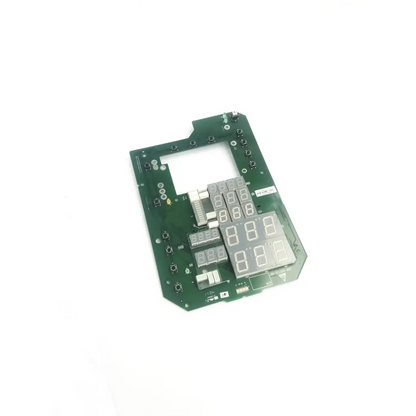 Mindray 051-000875-00 green accutor v interface pcb board with digital display and electronic components