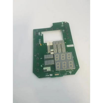 Green accutor v interface pcb board with digital display and keypad components for precise medical device control