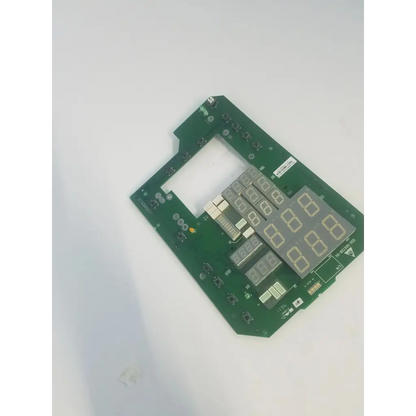 Green accutor v interface pcb board with digital displays and electronic components for medical device use