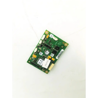 Green rectangular assembly board with electronic components and white labels for mindray accutor v patient monitor
