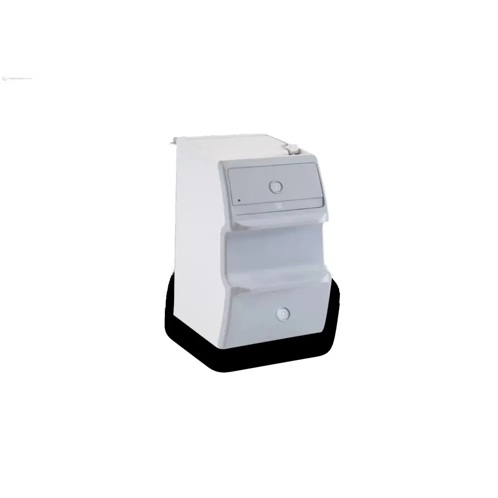 Mindray recorder module white and black voting machine with sleek modern design two drawers and central display panel