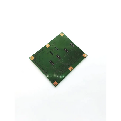 Green rectangular inverter board with copper mounting tabs and black components for minebea dm63009 u84pa-e0015436a
