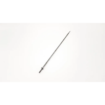 Mitek 211033 stabilization drill bit is a sleek metallic drill bit with a sharp point and threaded end for stabilization