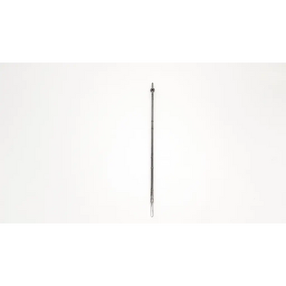 Mitek 211033 stabilization drill bit featuring a sleek metallic chrome surgical retractor with segmented design