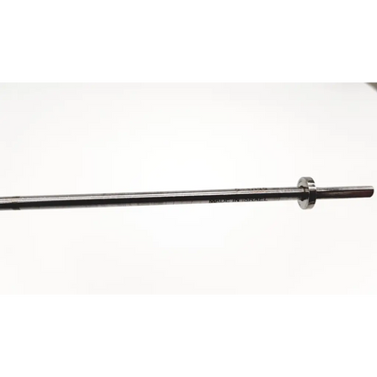 Mitek 211033 stabilization drill bit in polished chrome metal with engraved made in israel text along its length