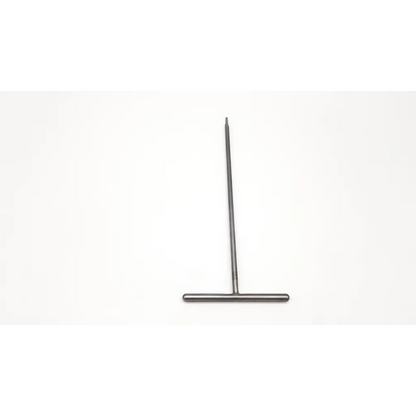 Mitek 214542 surgical arthroscopic reamer with silver t-shaped socket wrench and slender metallic shaft handle