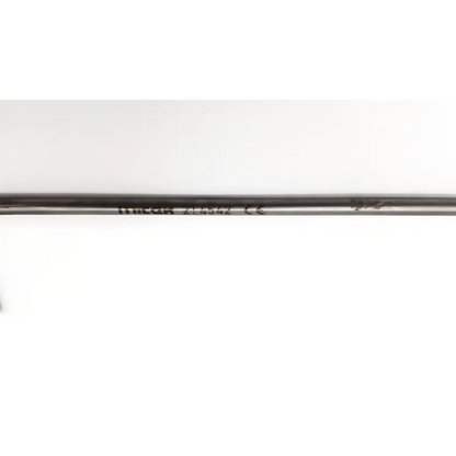A sleek metallic surgical arthroscopic reamer with milcr 214592 ce engraving for precise arthroscopic procedures