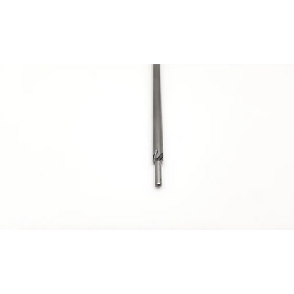 Mitek 214542 surgical arthroscopic reamer with a sleek silver metallic drill bit and sharp spiral-cut tip