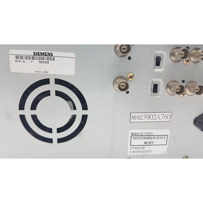 Siemens cp900um industrial control panel with silver metallic casing and black ventilation grille for mitsubishi cp900um analog color printer
