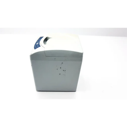 Gray plastic cash register with blue control panel and handle for monitex industrial turbomax v3 aligate mixer gx300