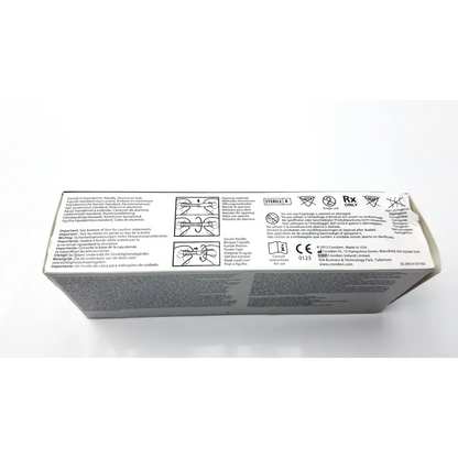 White cardboard box for sterile single-use monoject standard hypodermic needle 22g011 hypodermic needle 22g011