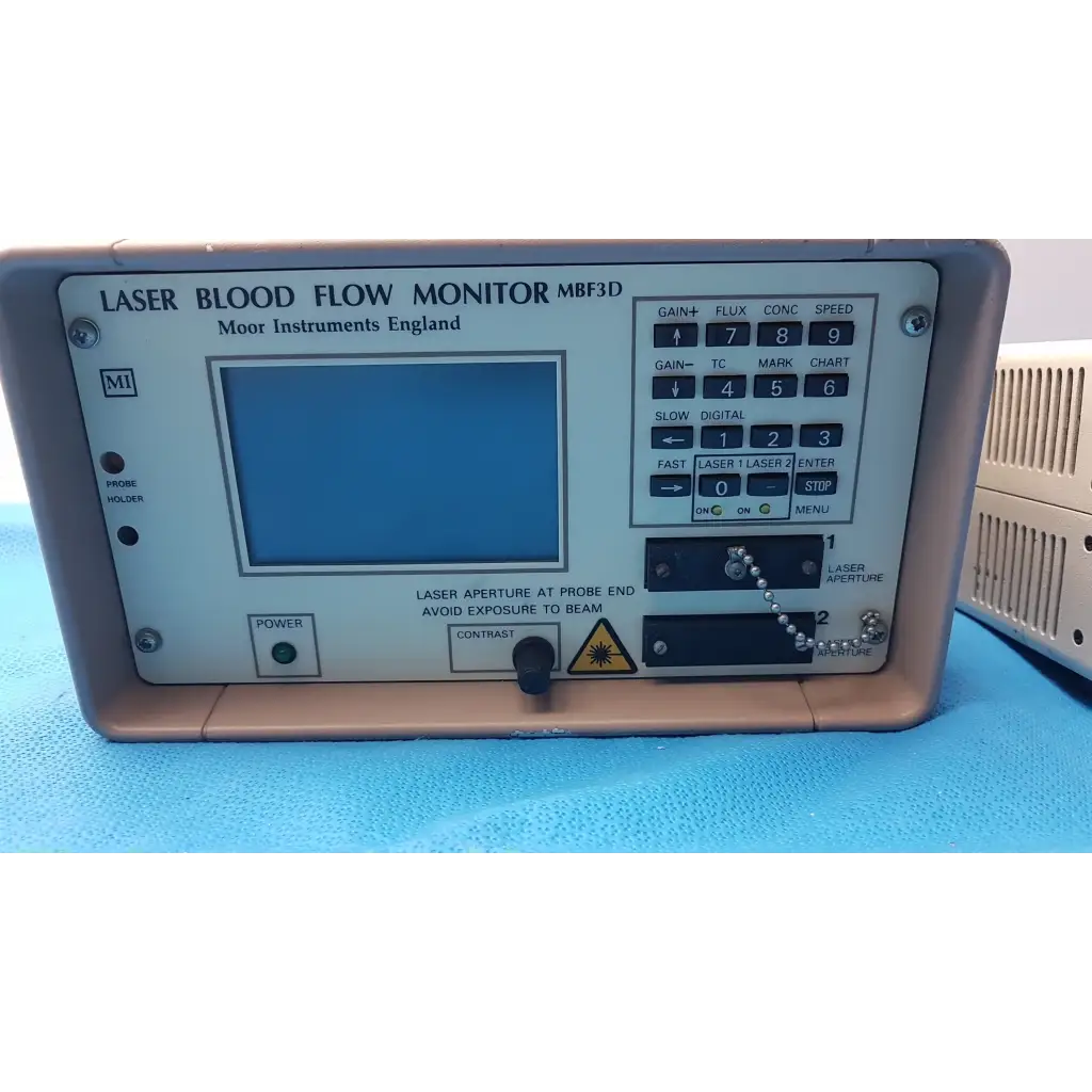 Moor Instruments MBF3D Laser Blood Flow Monitor With Chiu Mercury-100W Power Supply - Laser Blood Flow Monitor/Chiu