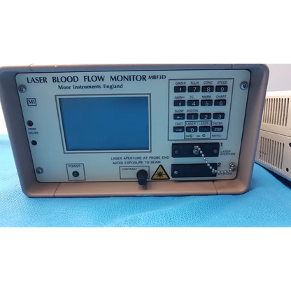Moor Instruments MBF3D Laser Blood Flow Monitor With Chiu Mercury-100W Power Supply - Laser Blood Flow Monitor/Chiu