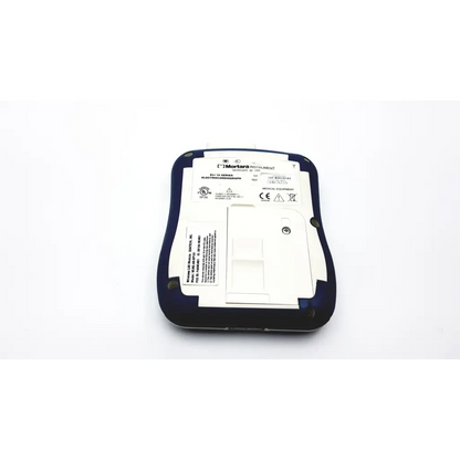 Blue and white mortara eli 10 series electrocardiograph portable ekg system with plastic casing for medical use
