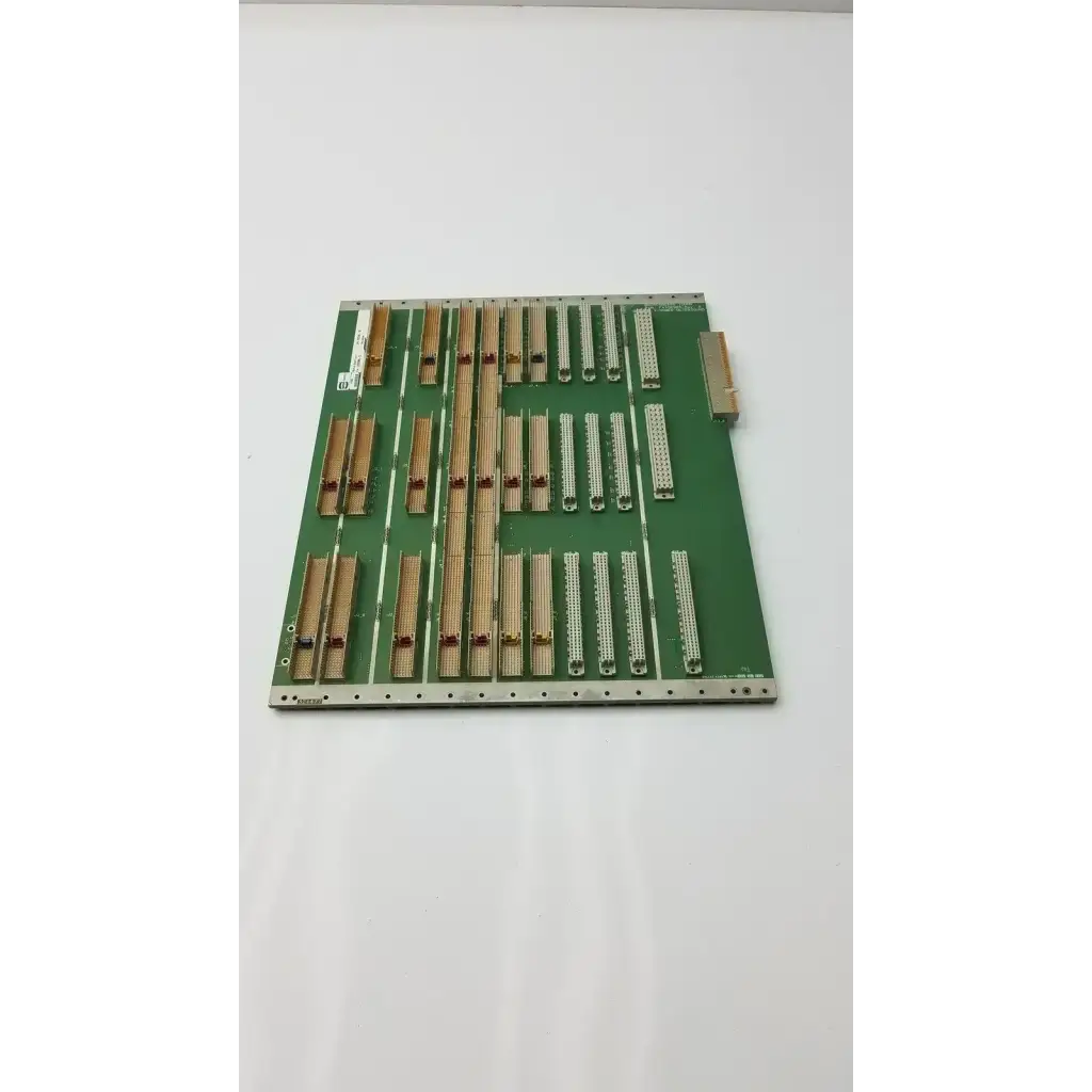 Green rectangular motherboard idunn fa200985 rev with gold and silver connectors for vingmed ultrasound device