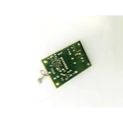 Green rectangular mpv2a003 control board pendant with silver metal components and attachment loop
