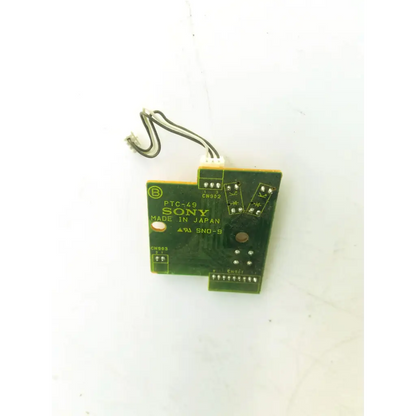 Green sony ptc-49 mpv2a003 control board circuit with printed labels and soldered components for electronic control
