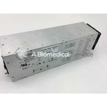 Silver metallic msp1641 condor power supply unit with printed specifications and labels for electronic devices