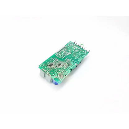 Green printed circuit board power supply board with silver components and blue connector for nagano japan ahs100-24 power supply