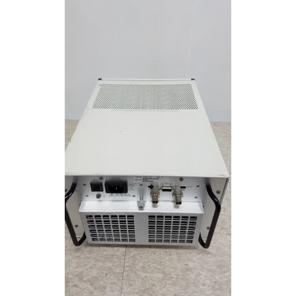 White metal rack-mountable national instruments pxi express power supply with ventilation grilles and multiple ports