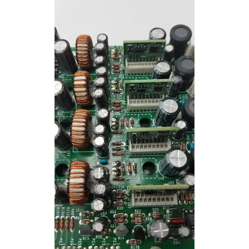 Green Nayuta NB497 SPU-10 94V-0 power supply control board with black capacitors copper coils and silver-topped components