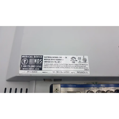 NDS Radiance SC-WU26-A1511 HD Monitor - Patient