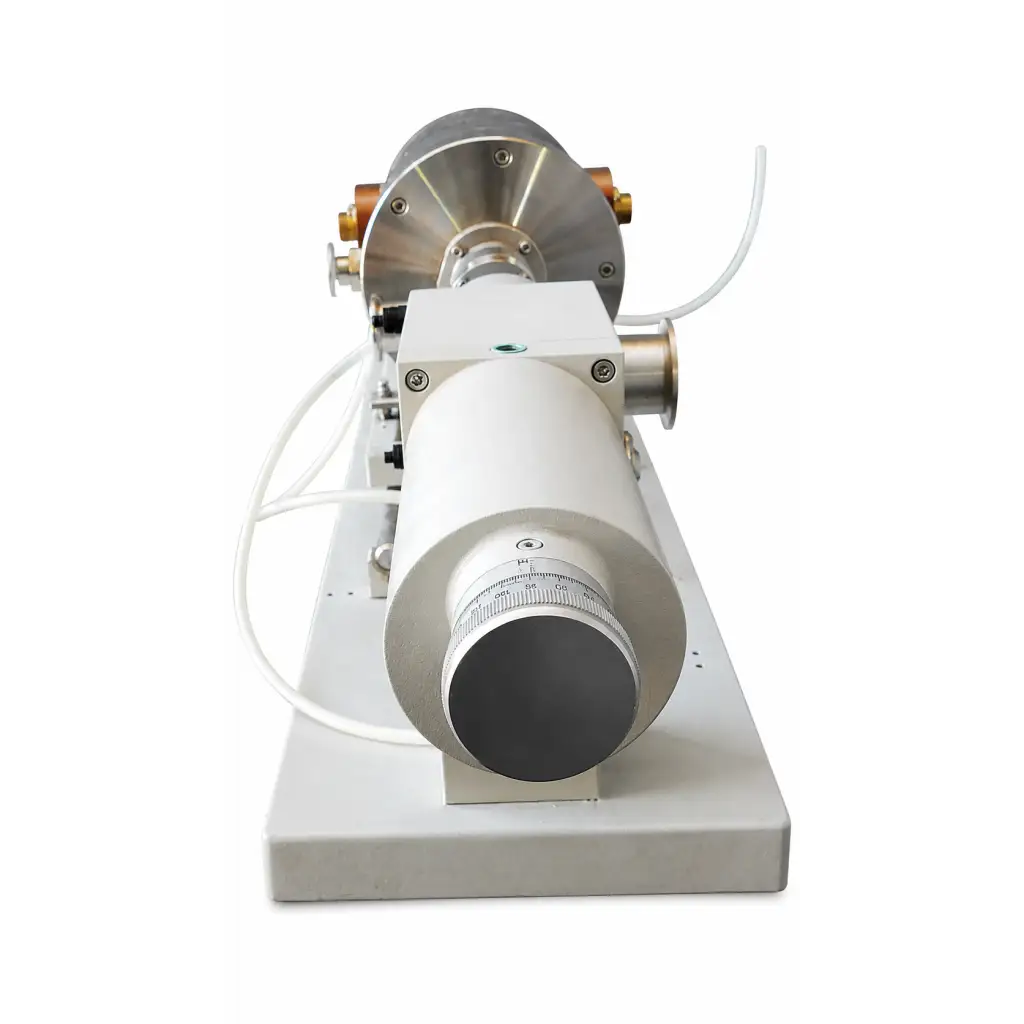 Silver and white biomed certified netzsch dil 402 e7 g-py high-temperature dilatometer with circular millimeter dial