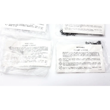 Clear plastic bags with stainless steel clamp screws for brunswick scientific innova 4080 scientific innova incubator