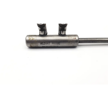 Silver surgical ss irrigation probe nezhat probe 003875-501 with engraved serial number and dual cylindrical connectors