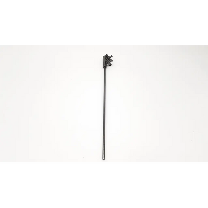 Black metal camera tripod leg with threaded shaft and adjustable clamp head for nezhat probe surgical ss irrigation probe