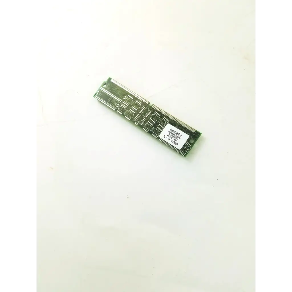 Green circuit board memory module with silver contacts and white label for nf03601c-61-t6 control board