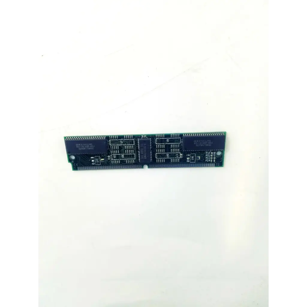 Green circuit board memory module with black integrated circuits and silver contacts for nf03601c-61-t6 control board