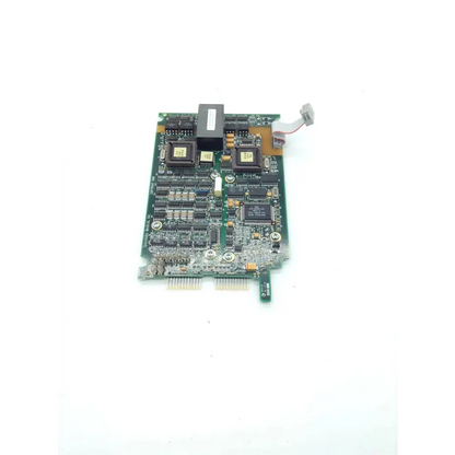 Green nibp assembly board 0320-0324 with black integrated circuits and gray ribbon cable bbcc5-2 model