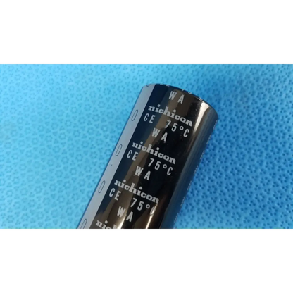 Black nichicon electrolytic power supply capacitor with silver lettering for Topcon fundus retinal camera