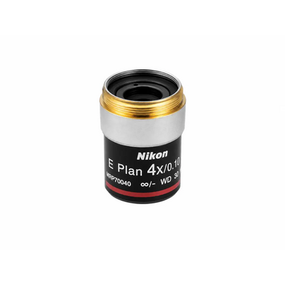 Nikon E Plan 4X/0.10 Microscope Objective - Biomed Certified