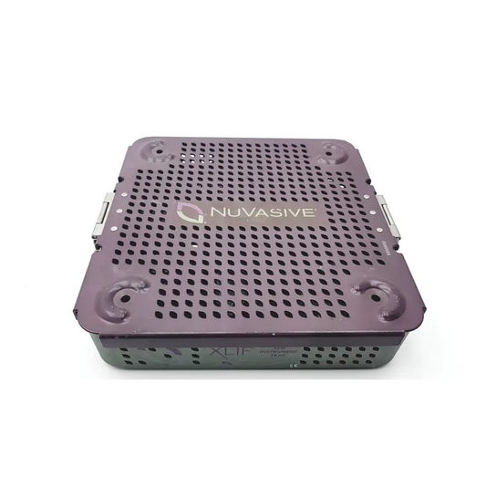 Nuvasive XLW Instrument Tray 6900022 - Handpieces &